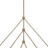 Crystorama Lighting Omni 6 - Light Chandelier in  Aged Brass - 3 of 4