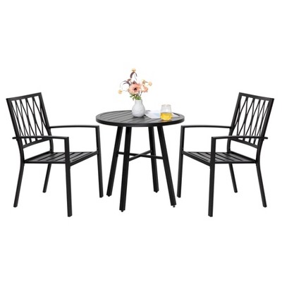 3pc Iron Bistro Set - Nuu Garden