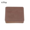 Unique Bargains Non-Slip Rubber Durable Furniture Cups Fit Sofa Bed Chair 4 Pcs - 3 of 4