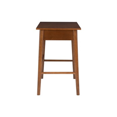 Mid-Century Modern Walnut Desk with Sleek Storage Drawer