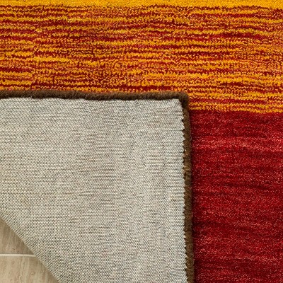 Handmade Multicolor Wool Striped 3' x 5' Area Rug