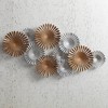 Dahlia Studios Sparks 45" Wide Gold and Silver Metal Wall Art - 2 of 4