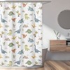 Sweet Jojo Designs Boy Shower Curtain 72in.x72in. Watercolor Dinosaur Dino Multicolor - 2 of 4