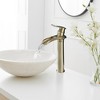 BWE Waterfall Single Hole Single Handle Bathroom Vessel Sink Faucet With Drain Assembly - 3 of 4