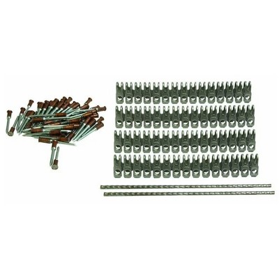 Stainless Steel Alligator Rivet Belt Fasteners with Pins and Splices, 7 Inch, 2 Pack