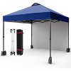 Jojoka 10'x10' Outdoor Canopy Tent with Sidewall,Easy Pop Up with Vented Roof,Portable Instant Camping Beach Tents - 2 of 4
