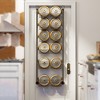 Zstar Over The Door Organizer, Over The Door Pantry Organizer Rack, Metal Over Door Hanging Organizer With Adjustable Baskets - 4 of 4