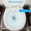 Yescom 20" High Elongated RV Camper Toilet Gravity Flush - 4 of 4
