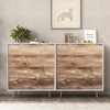 ORRD Wooden Tall 4-Drawer Dresser, Chest with Metal Legs, Anti-Tipping Device for Bedroom, Living Room - 4 of 4