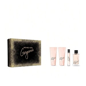 Gorgeous by Michael Kors for Women - 4 Pc Gift Set 3.4oz EDP Spray, 0.3oz EDP Spray, 3.4oz Body Lotion, 3.4oz Shower Gel - 1 of 1