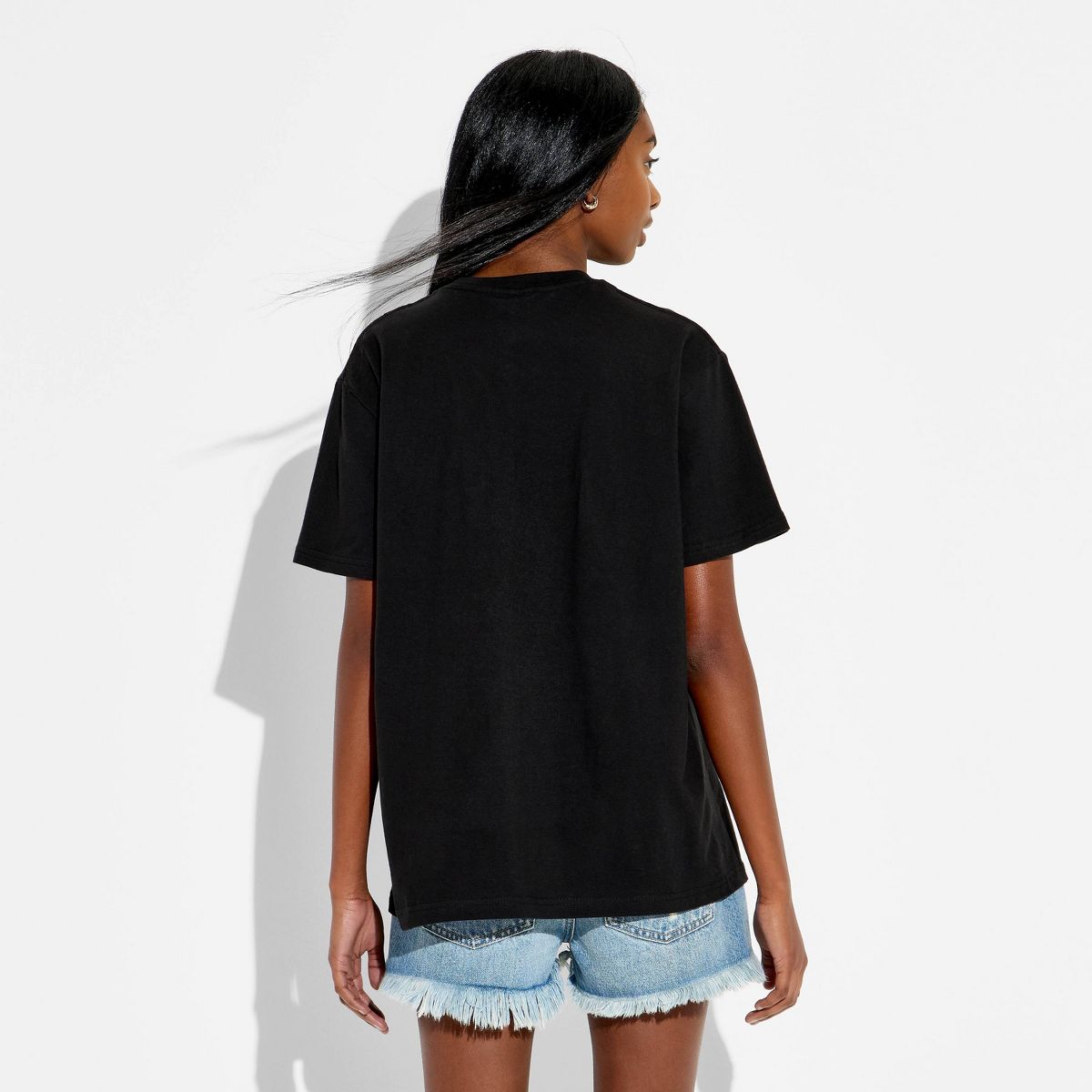 Women's Sublime Oversized Short Sleeve Graphic T-Shirt - Black - thumbnail 3
