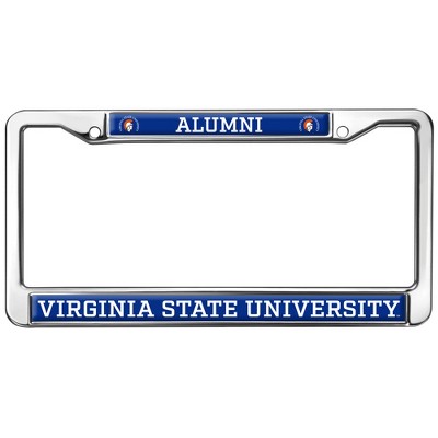 Virginia State University Alumni Full Size Standard License Plate Metal Frame