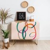 ThirtyOne Illustrations Love and Aberration Gold Legged Credenza - Deny Designs - 3 of 3