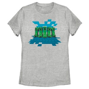 Women's Minecraft Creeper Mob T-Shirt - 1 of 4