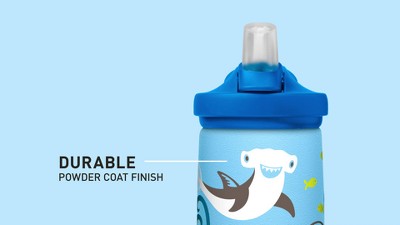 Camelbak 12oz Eddy+ Kids' Vacuum Insulated Stainless Steel Water Bottle -  School Of Sharks : Target
