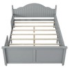 GDFStudio Theodore Contemporary Kids Platform Bed with Headboard and Footboard and Safety Guardrails - 4 of 4
