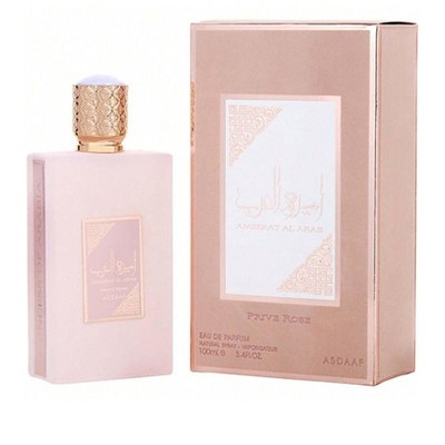 Asdaaf Ameerat Al Arab Prive Rose By Lattafa Unisex   Eau De Parfum Spray 3.4 Oz