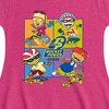 Girls' - Rocket Power - Skate Life Fit & Flair Cap Sleeve Dress - 2 of 3