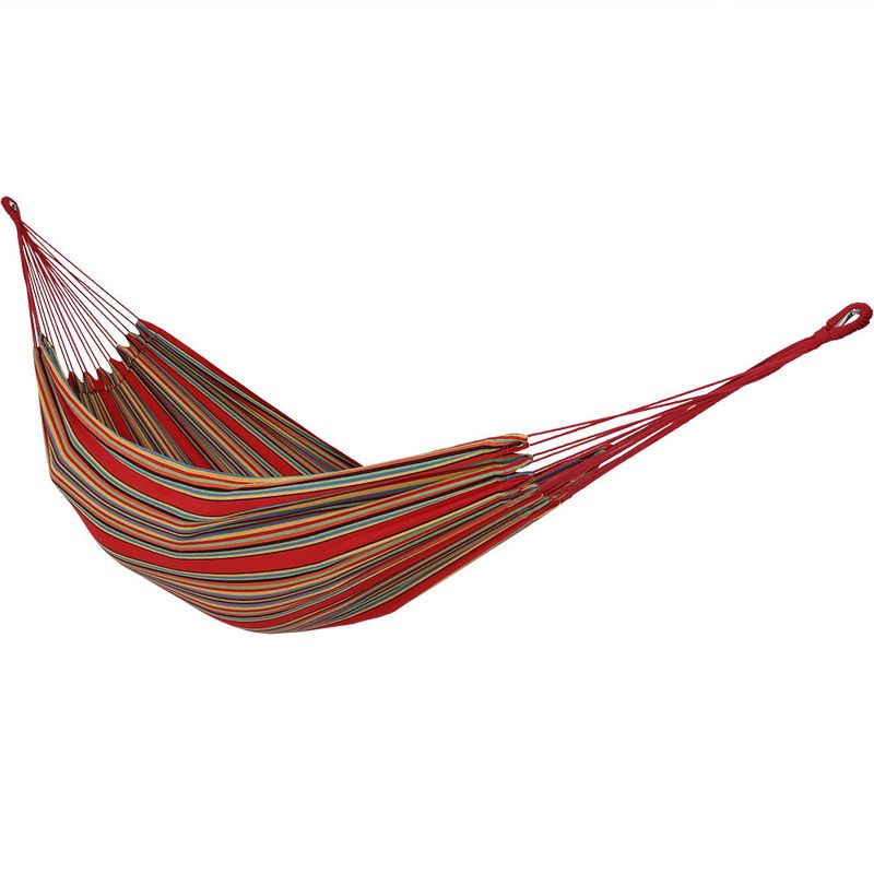 Sunnydaze Large Two-Person Double Brazilian Hammock For Backyard and Patio - 450 lb Capacity, 1 of 10