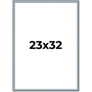PosterPalooza | Photo Size Textured Blue Picture Frame - UV Acrylic, Foam Board Backing, Hanging Hardware - 1 of 4