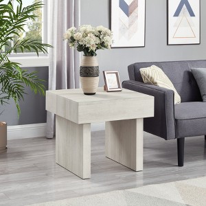 Roundhill Furniture Athens Modern Accent End Table - 1 of 4