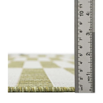 Greenfield Stripe Easy-Care Synthetic Outdoor Rug 8' x 11'4"