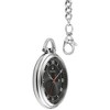 Bulova Classic Pocket Watch 3-Hand Date Quartz Stainless Steel, Black Dial with Detachable Chain - 4 of 4