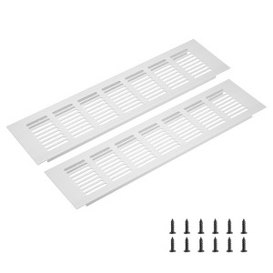 Unique Bargains Rectangle Ventilation Grille, Aluminum - 1 of 3