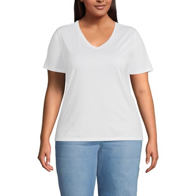 Lands' End Women's Relaxed Supima Cotton T-Shirt