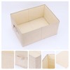 Unique Bargains Fabric Foldable Closet Storage Bins with Handles - 2 of 4