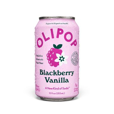 OLIPOP Blackberry Vanilla Prebiotic Soda - 12 fl oz