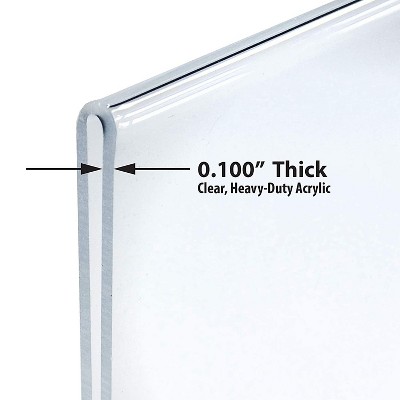 Clear Acrylic Double-Sided Sign Holder 8.5" x 5.5"