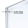 Azar Sign Holders 8.5" x 5.5" Clear Acrylic 10/Pack (152734) - 3 of 4