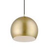 Livex Lighting Piedmont 1 - Light Pendant in  Soft Gold/Polished Brass - 4 of 4