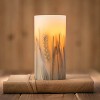 6" Wheat LED Pillar Candle - 2 of 2