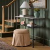 Metal and Marble Console Table with Shelf White Carrara Marble/Dark Bronze - Threshold™ designed with Studio McGee - 2 of 4