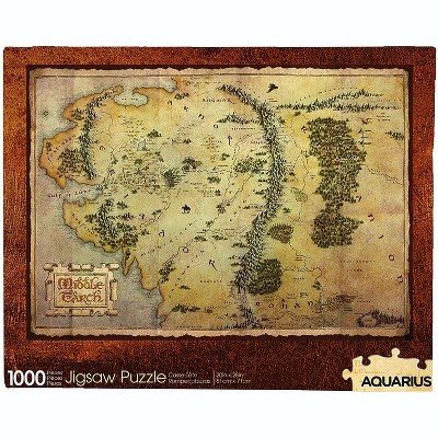 NMR Distribution The Hobbit Map 1000 Piece Jigsaw Puzzle