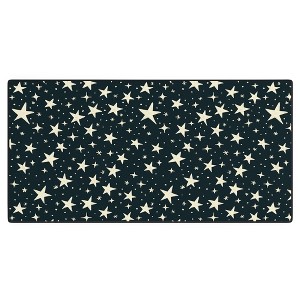 Avenie Black And White Stars Desk Mat - Deny Designs - 1 of 4