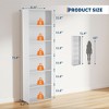 71.4" 6-Tier H-Shaped Bookshelf, Heavy Duty Open Shelf Storage Organizer for Home Office, Living Room, Bedroom - 2 of 4