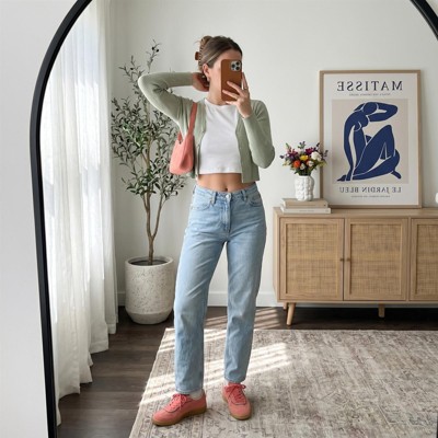 Женские кроссовки CUSHIONAIRE Bettina Women's Retro Sneaker With Cushioned Insole and Durable Gum Sole Salmon 8.5 — фото 8