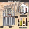 OPUX 3 Bottle Wine Carrier Tote, Insulated Leakproof Cooler Travel Bag, Portable Picnic BYOB Beach Party Gift Christmas - 3 of 4