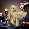 Halloween Skeleton Storage Tray, Skull Halloween Candy Dish Fruit Snack Serving Tray Platter Cupcake Containers Goth Dining Table Centerpiece - 4 of 4