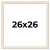 PosterPalooza | 26x26 Wide Barnwood Picture Frame, UV Acrylic, 6 Finishes - Grey, Brown, White, and Black - 2 of 4