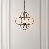 Galvin 3 Light 23.75" Pendant - PND4163 - Black/Walnut - Safavieh - 4 of 4