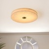 CityFurn Modern LED 11.8"/15.7" Modern Gold Round Flush Mount Ceiling Lights with Alabaster Shade - 3 of 4