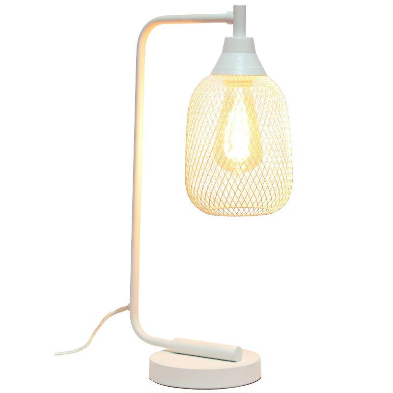  Industrial Mesh Desk Lamp Matte - Lalia Home, 3 of 11