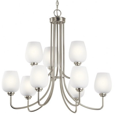 Kichler Lighting Valserrano 9 - Light Chandelier in  Brushed Nickel