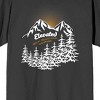 Adventure Society Elevated Rocky Mountains Colorado Men's Charcoal T-Shirt - 2 of 3