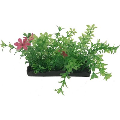 Penn-Plax Aqua-Scaping Medium Green & Pink Bunch Plant-5 Piece PDQ