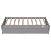 Whisen Twin Size Wood Platform Bed with 2 Drawers with Wheels - 4 of 4